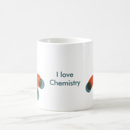 Mug Chimie faite sur commande d'amour de la molécule I (Centre)
