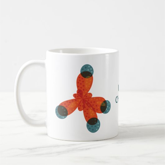 Mug Chimie faite sur commande d'amour de la molécule I (Gauche)