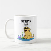Mug Chimie Lab Funny Labrador Chien Pun (Gauche)