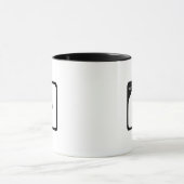 Mug Chimie Monogramme moderne Élégant simple pour papa (Centre)