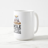 Mug Chimie - Problèmes de mole (Devant droit)