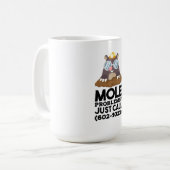Mug Chimie - Problèmes de mole (Devant gauche)