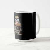 Mug Chimie - Problèmes de mole (Devant droit)
