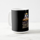 Mug Chimie - Problèmes de mole (Devant gauche)