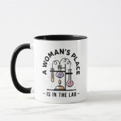 Mug Chimie Travail Lieu des femmes (Gauche)
