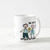 Mug Chimio Bell - ruban de Teal de Cancer ovarien (Devant droit)