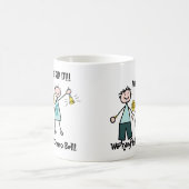 Mug Chimio Bell - ruban de Teal de Cancer ovarien (Centre)
