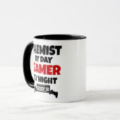 Mug Chimiste par Jeu de jour par nuit (Devant gauche)