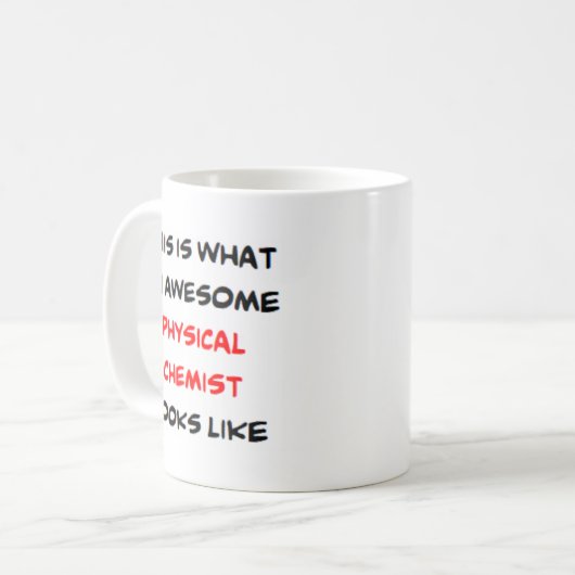 Mug chimiste physique, génial (Devant gauche)