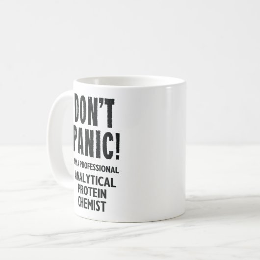 Mug Chimiste protéique analytique (Devant gauche)