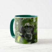 Mug Chimpanzé caché dans la végétation (Devant gauche)