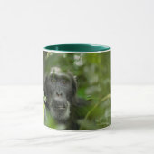 Mug Chimpanzé caché parmi la végétation (Centre)