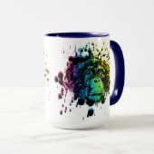 Mug Chimpanzé d'arc-en-ciel (Devant droit)