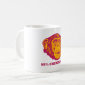 Mug Chimpanzé de 98% (Devant gauche)