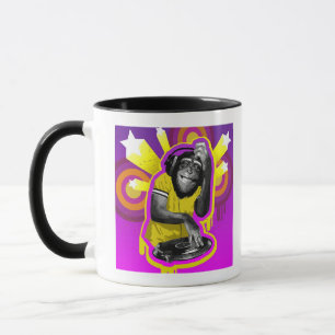 Mug Chimpanzé DJ