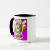 Mug Chimpanzé DJ (Devant gauche)
