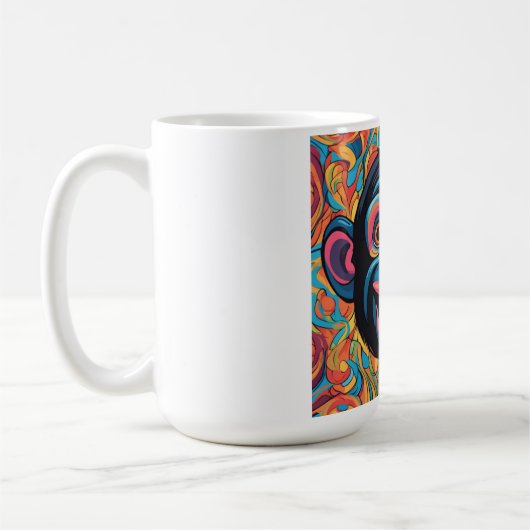 Mug Chimpanzé fou mignon (Gauche)