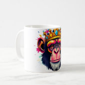 Mug Chimpanzé King Crown Tee (Devant gauche)