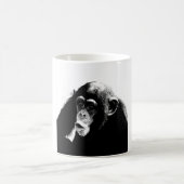 Mug Chimpanzé noir blanc (Centre)