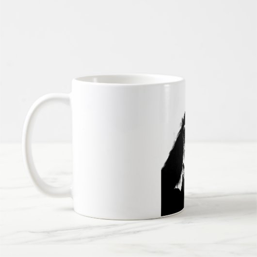 Mug Chimpanzé noir blanc (Gauche)