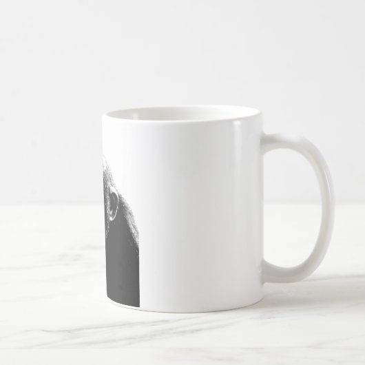 Mug Chimpanzé noir blanc (Droite)