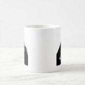 Mug Chimpanzé noir blanc (Centre)