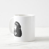Mug Chimpanzé Pop Art Thinking (Devant gauche)