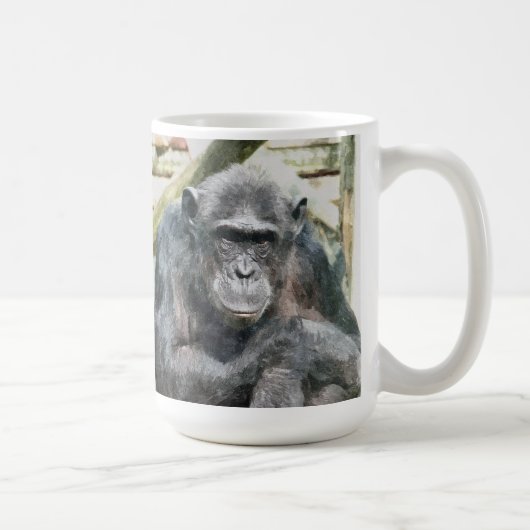 MUG CHIMPANZÉS CUITS (Droite)