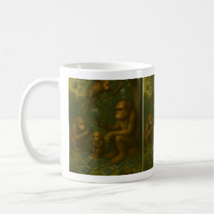 Mug Chimpanzés sur téléphones cellulaires