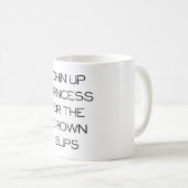 MUG CHIN VERS LE HAUT DE PRINCESSE (Devant droit)