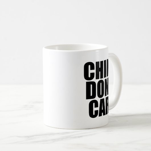 Mug China Dont Care  (Devant droit)