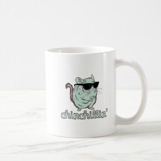Mug Chinchilla bleu de Chinchillin (Droite)