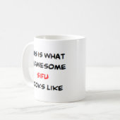 Mug chine cantonaise enseignant sifu, génial (Devant gauche)