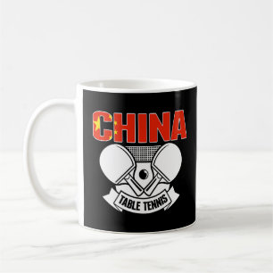 Mug Chine Ping Pong Chinese Table Tennis Team Soutien