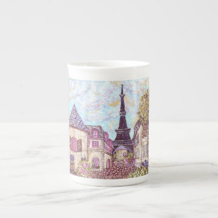 Mug Chine Pointillisme Inspiré Paris