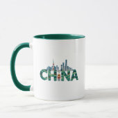 Mug Chine Shanghai Temple Panda (Gauche)