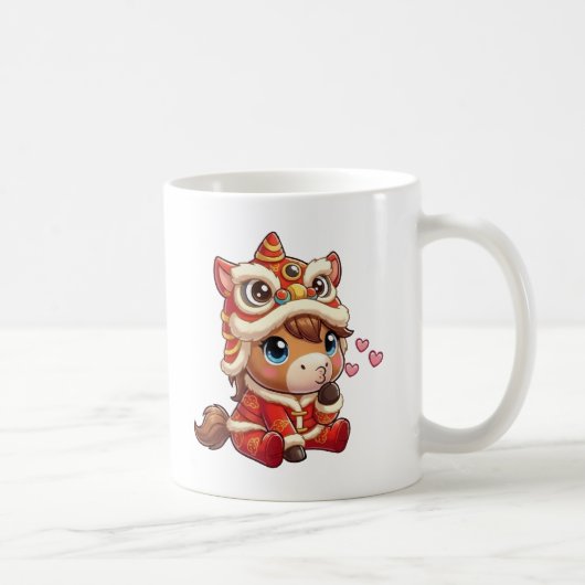 Mug Chinese New Year Horse 2026 Zodiac (Droite)