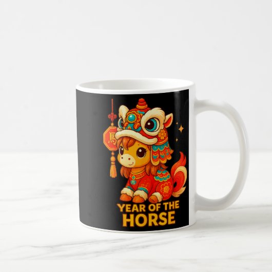 Mug Chinese New Year Of The Horse 2026 Lunar New Year (Droite)