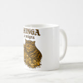 Mug Chinga la migra Chat anti-ICE | Protestation poli (Devant droit)