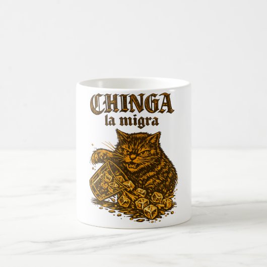 Mug Chinga la migra Chat anti-ICE | Protestation poli (Centre)
