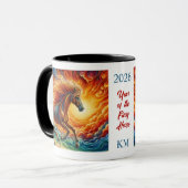 Mug Chinois 2026 Année du Cheval Fougueux (Devant gauche)