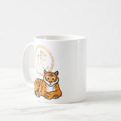 Mug Chinois lunaire Nouvel An Tiger zodiac chanceux (Devant gauche)