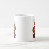 Mug Chinois rouge or joyeuse Nouvel An Lunaire Du Serp (Centre)