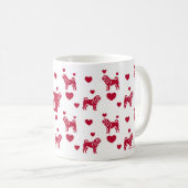 Mug Chinois Shar-Pei Avec Coeur Rouge (Devant droit)