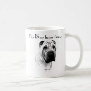Mug Chinois Shar Pei Joyeux Visage
