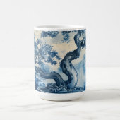 Mug Chinoiserie Design en porcelaine bleue et blanche (Centre)