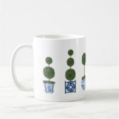 Mug Chinoiserie Topiary Tree Trio Céramique (Gauche)