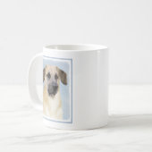 Mug Chinook (Oreilles Laissées) Peinture - Art Chien o (Devant gauche)