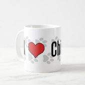 Mug Chinooks I (de coeur) (Devant gauche)