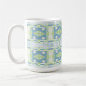 Mug Chintz bohème 20 Pastel Vert bleu rose (Gauche)